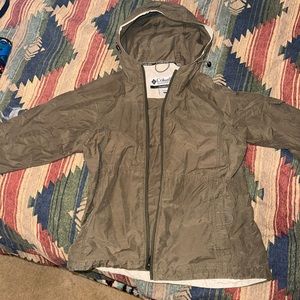 Columbia wind breaker hoodie size medium